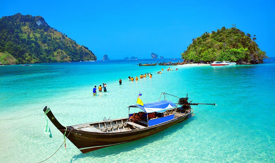 Koh Tup Koh Mor connecting beach - Krabi tours